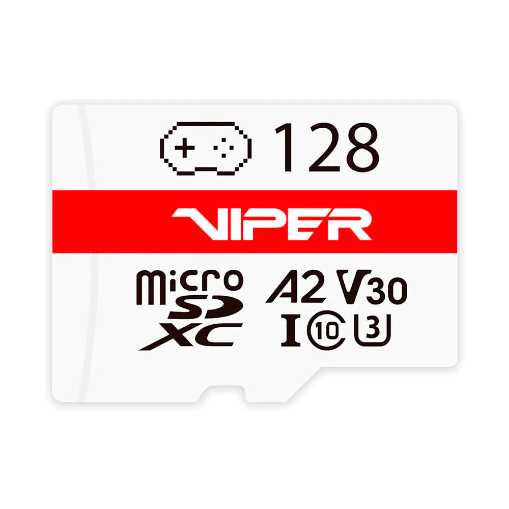 CARTAO DE MEMORIA 128GB VIPER MICRO SDXC CLASSE 10-U3 V30 A2 PATRIOT