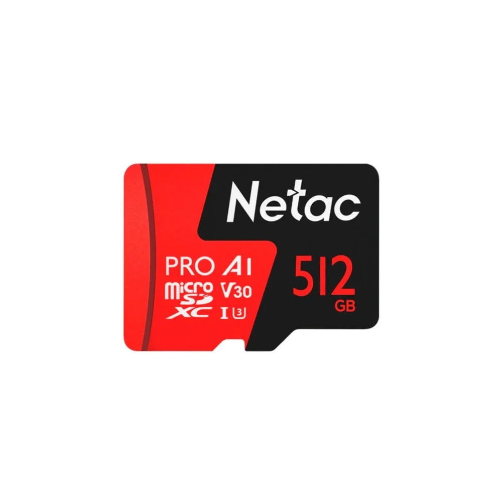 CARTAO DE MEMORIA 512GB P500 ULTRA MICRO SDXC CLASSE U3 V30 A1 NETAC