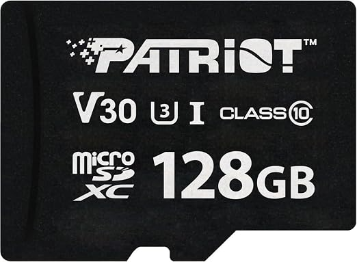 CARTAO DE MEMORIA 128GB VX SERIES MICROSDXC CLASSE 10-U3 V30 UHS-I PATRIOT