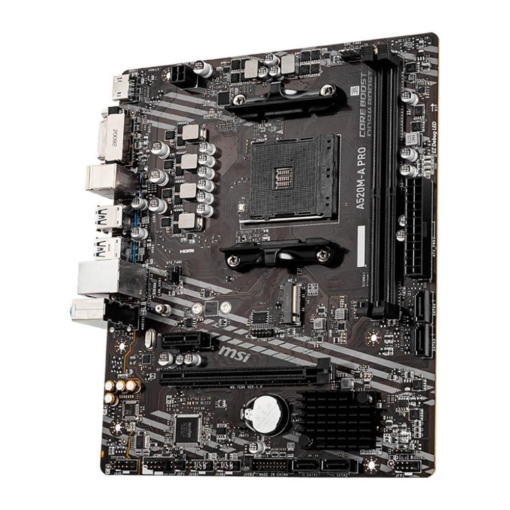 PLACA MÃE A520M-A PRO MSI AM4 foto 3