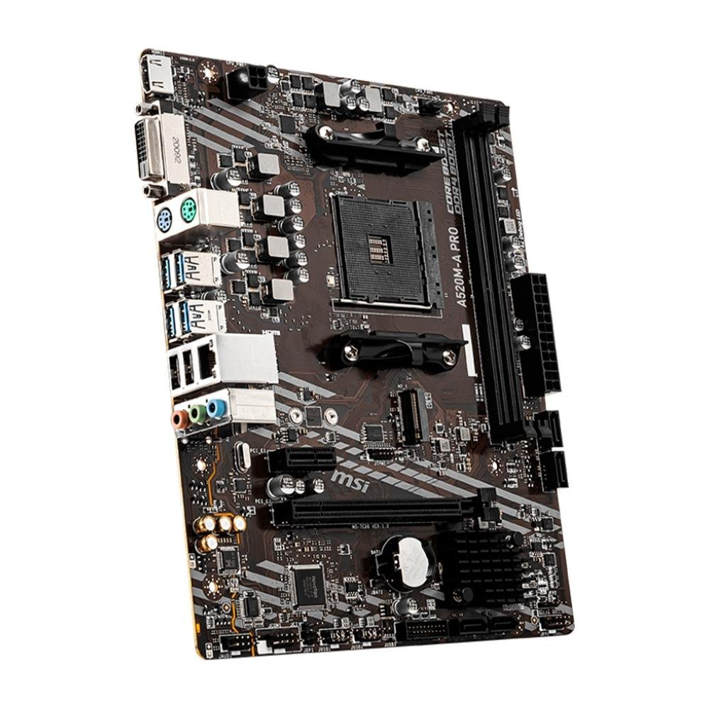 PLACA MÃE A520M-A PRO MSI AM4 foto 4