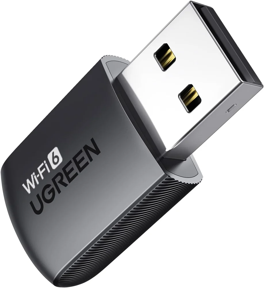 ADAPTADOR WIFI UGREEN AX900 USB 5 DUAL BAND 5 GHZ/2.4 GHZ